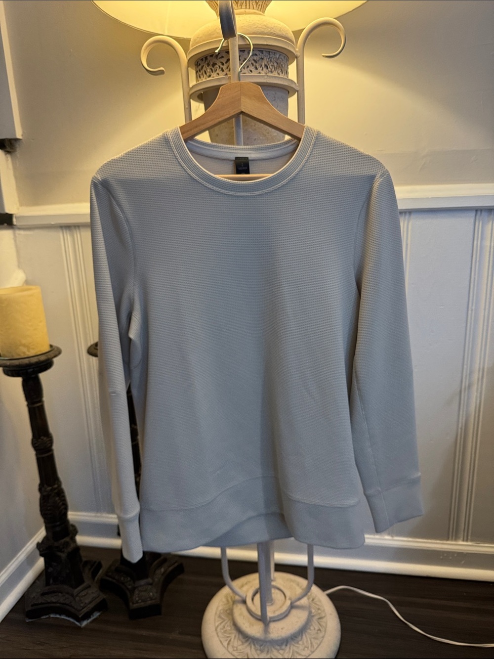 Lululemon Men's Crewneck Long Sleeve Shirt - Light Gray